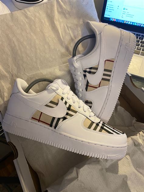 nike burberry tee shirt|air force one burberry.